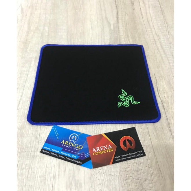 Acc (MousePad) RAZER H6 JAHIT PINGGIR BIRU 25cm X 21cm