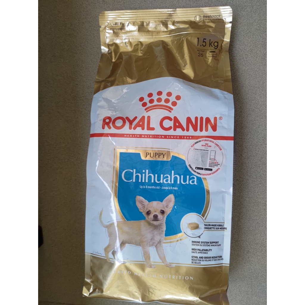 Royal Canin Chihuahua Puppy Dog Food Freshpack 1.5kg