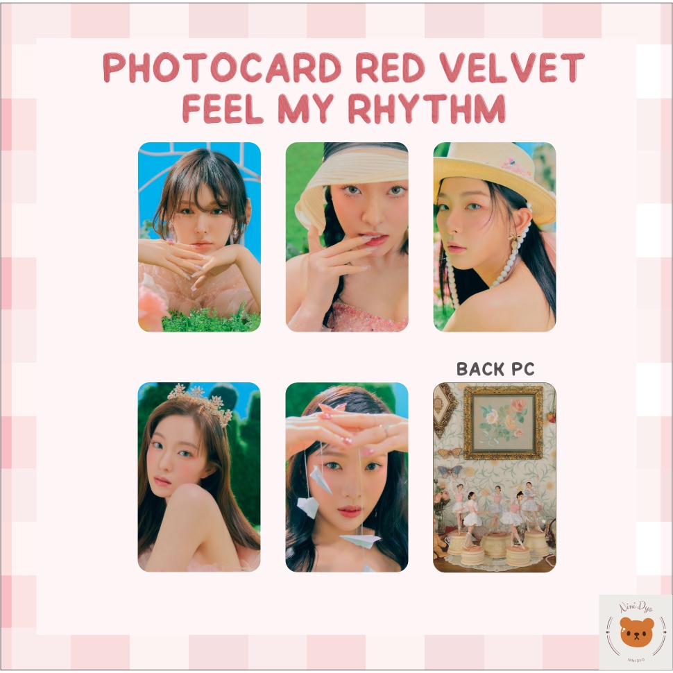 Photocard Unofficial Red Velvet Feel My Rhythm ReVe Festival Irene Seulgi Wendy Joy Yeri Photo Tease