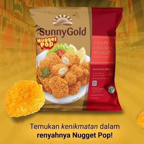 

Sunny Gold Crispy Chicken Nugget Pop|Naget Ayam Krispy/Karagee|Sunny Gold Crispy Crunch|Sunny Gold Spicy Wings