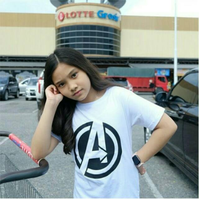 Kaos Logo avenger dewasa dan Anak