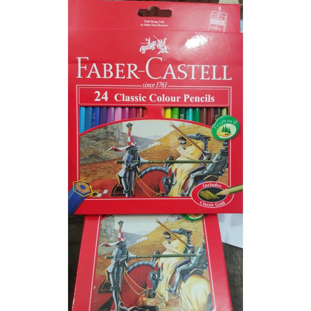

FABER CASTELL PENSIL 24 WARNA CLASSIC