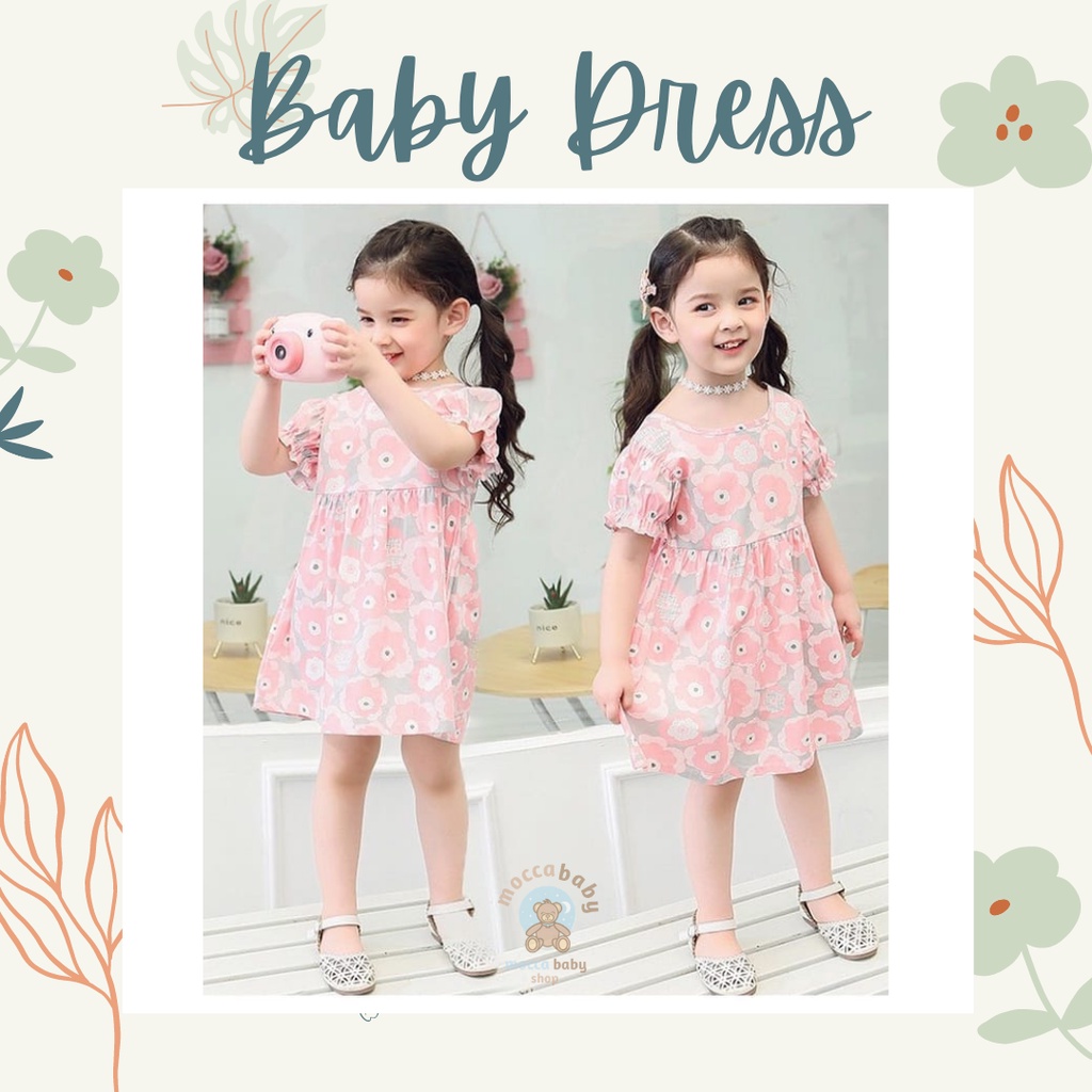 MBSS - DRESS JOLLYCIA POPS dress anak IMPOR/dress anak perempuan/PRINTED DRESS/dress 100% KATUN PREMIUM QUALITY - DS4