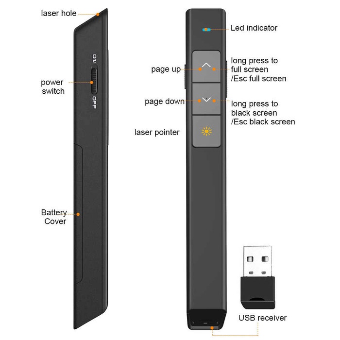 Laser Pointer Digigear PP-152 Up To 50 Meter