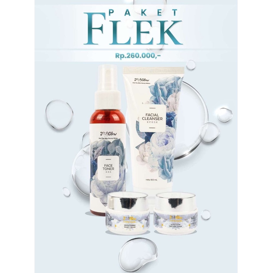 Jglow Skincare Paket Flek
