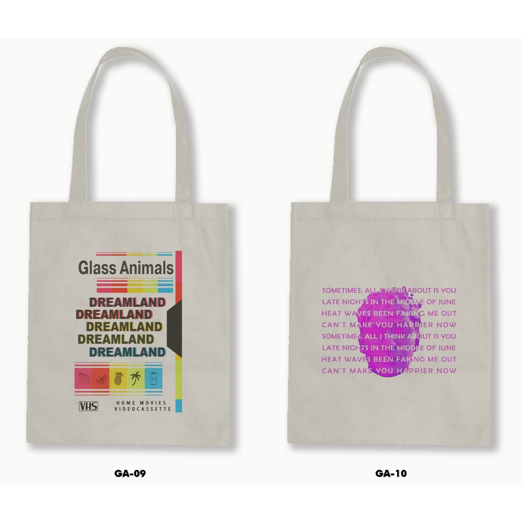 TOTE BAG BLACU - GLASS ANIMALS