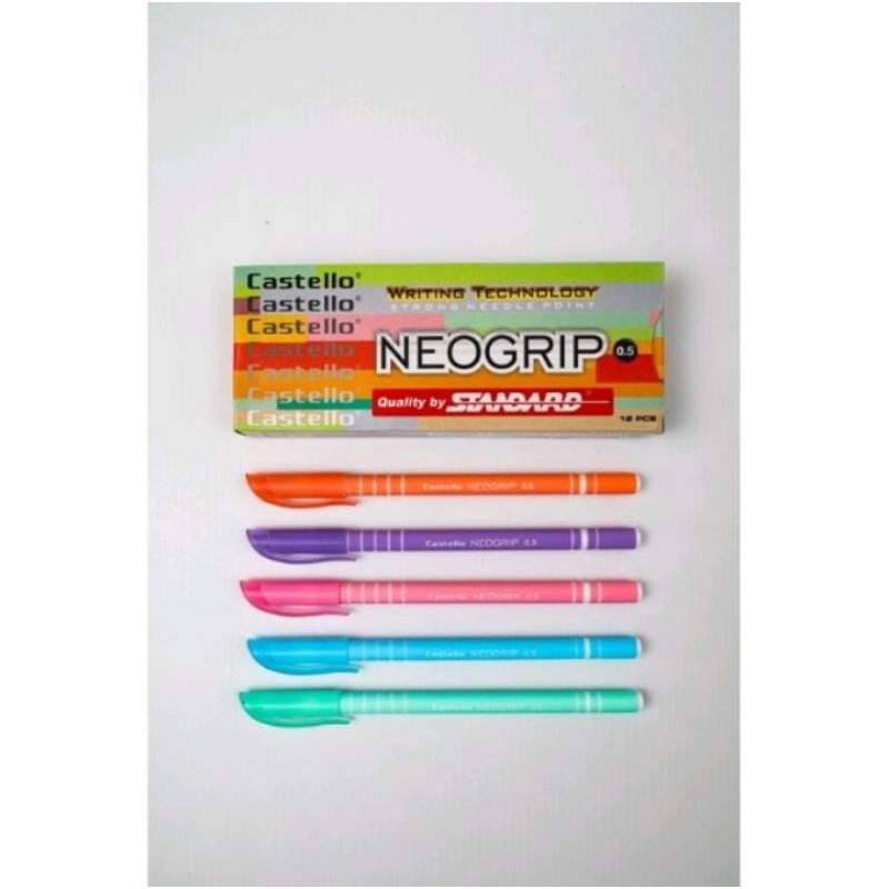 

Pen Castello Neogrip (1 pcs)/Pulpen Standard Castello/Pulpen Pastel