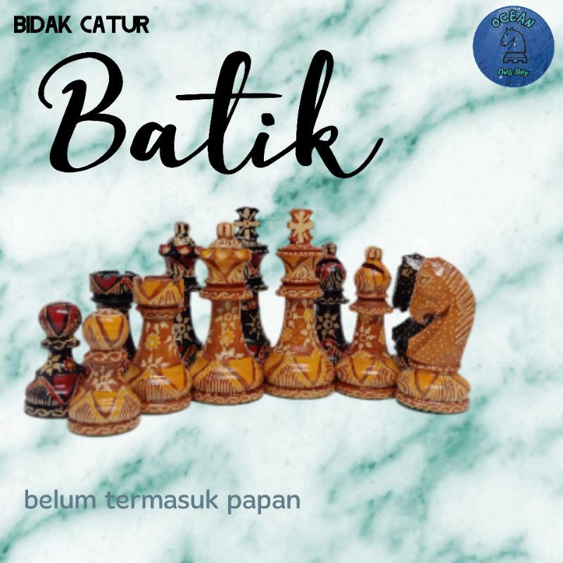 Bidam Catur model Batik Standar Internasional
