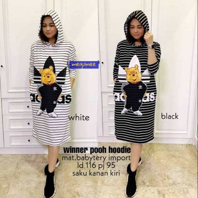 Hoodie Wanita - Winner Pooh