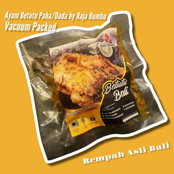 

Ayam Betutu Paha / Dada Asli Bali by Raja Bumbu Vacuum Packed