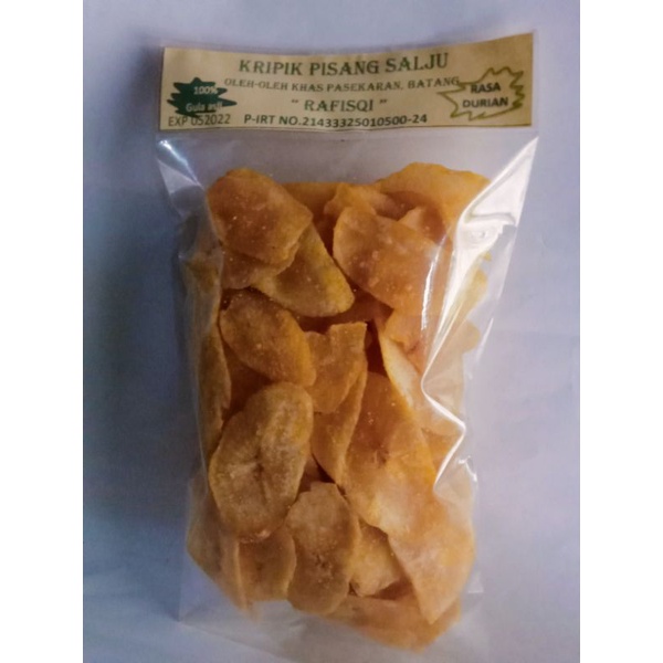 

KRIPIK PISANG SALJU ANEKA RASA TERBARU RASA DURIAN 150 gr