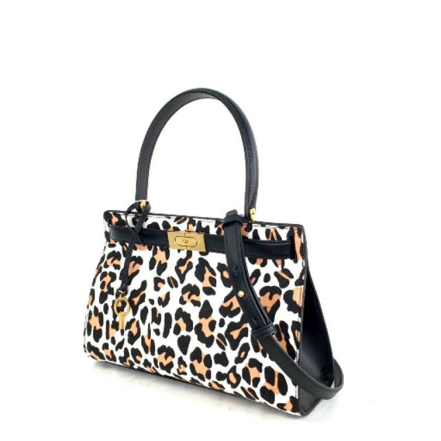 TB Lee Radziwill Small  Leopard Shearling