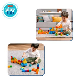 Mega Bloks ABC Musical Train Building Set 50 pieces 