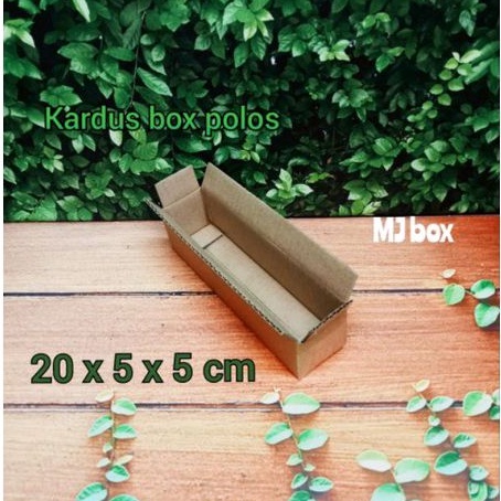

kardus karton uk, 20x5x5 cm... ST.. single wall, box packing serbaguna polos dan kokoh