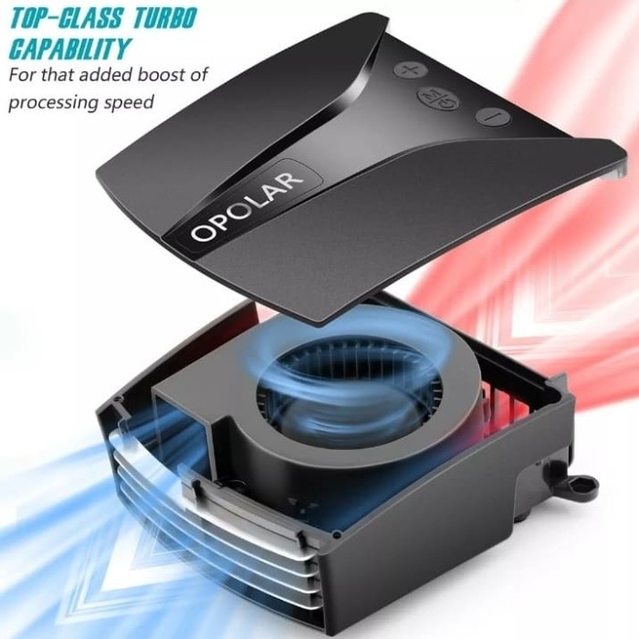 Opolar fan cooler with temperature display for Nintendo switch