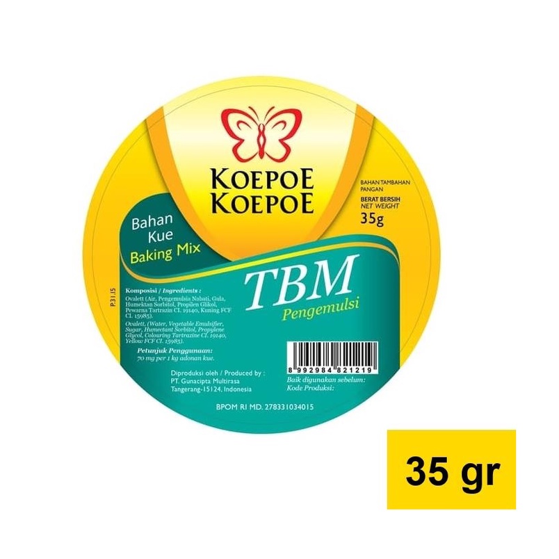 

Koepoe Koepoe TBM Pengemulsi-Bahan Kue Baking Mix