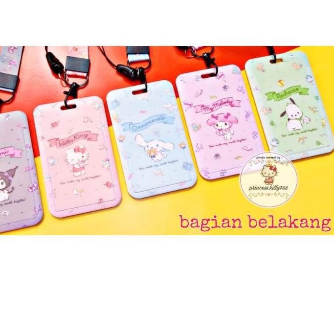 

Bayar Dirumah 4.4 GANTUNGAN ID CARD / NAME TAG TALI PANJANG LANYARD / ID CARD HOLDER / TEMPAT TANDA PENGENAL TALI LEHER KARAKTER HELLO KITTY MELODY CINNAMOROLL POMPURIN POCHACCO SNOOPY DORAEMON [KODE BARU 096]