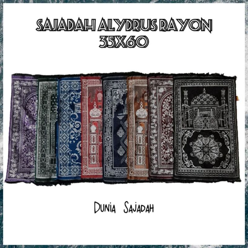 Sajadah Anak Sujud Muka Kepala Mini Rayon 35x60