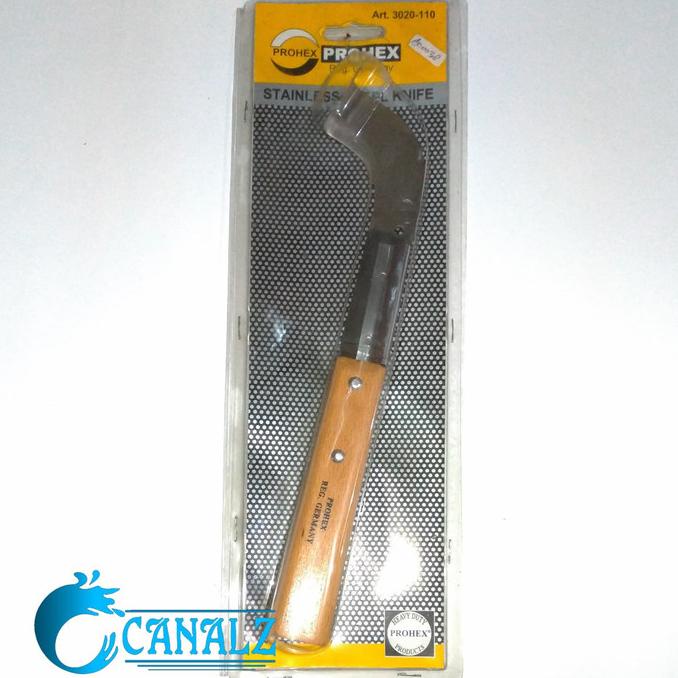 ------] Pisau Sadap Karet Prohex / Stainless Steel Knife Murah