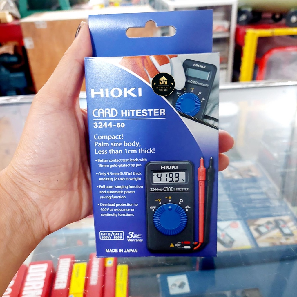 DIGITAL MULTIMETER HIOKI 3244-60//CARD HiTESTER HIOKI