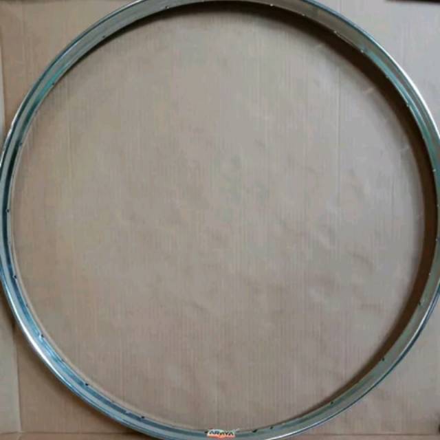 velg ARAYA JAPAN onthel ukuran 28 Chrome silver lubang 40 ontel krom hole 40