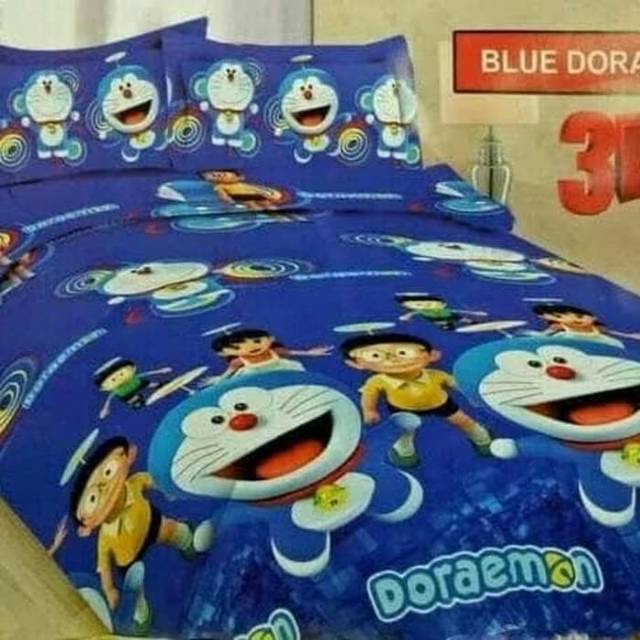 Bad Cover Set Bonita - Bed Cover 180x200 king - Bedcover doraemon - Bedcover karakter - Bedcover