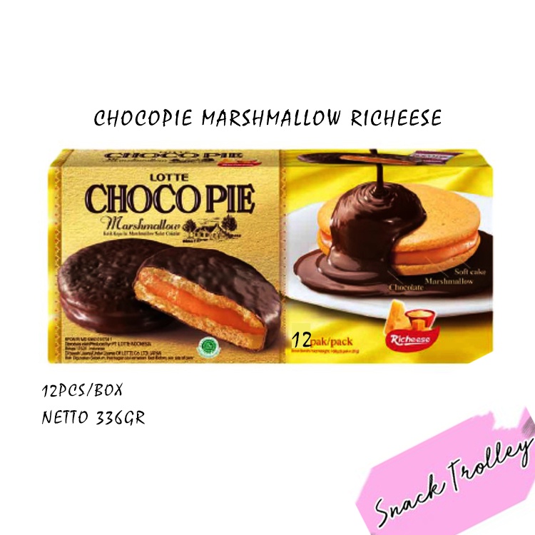 

Lotte Chocopie Richeese isi 12pc/kotak