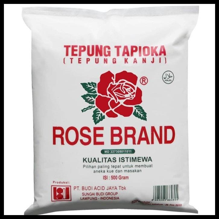 

TERBARUU!! ROSE BRAND Tepung tapioka 500 gr x 20 (1 Karton) COD