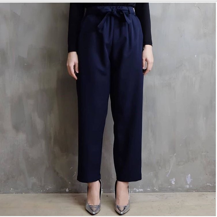 MILEA PANTS/BAGGYPANTS/CELANA WANITA POLOS/CELANA BAGGY MILEA