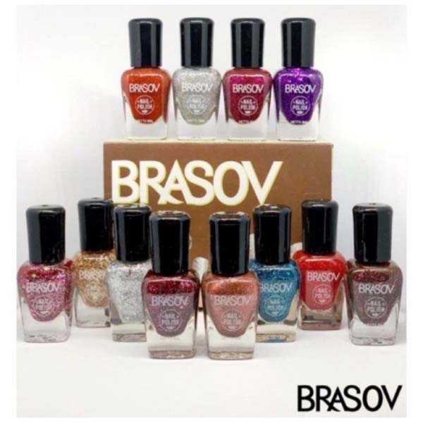 [BPOM] BRASOV KUTEK NAIL POLISH WARNA GLITTER 8ML_Lynn Design