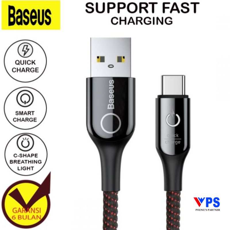 Baseus CATCD 01 KABEL TYPE C AUTO DISCONNECT POWER OFF FAST ORIGINAL