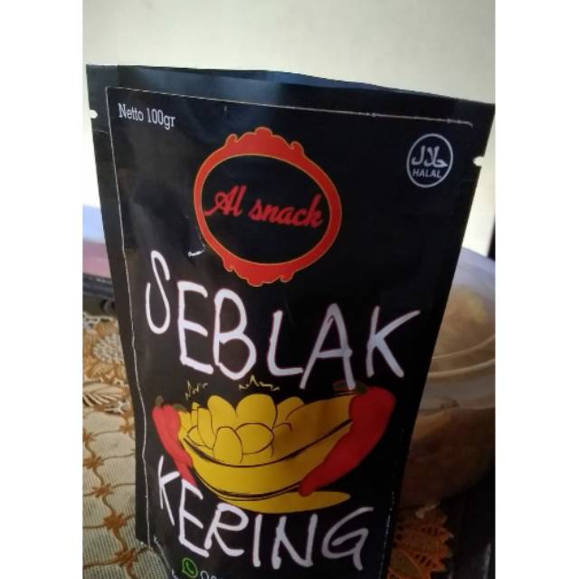 

Kerupuk seblak kering