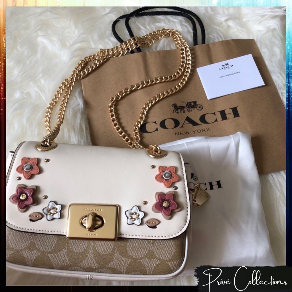 

COACH Mini Cassidy Sign Chalk Floral Bag [ ORIGINAL FULLSET WITH TAG ]