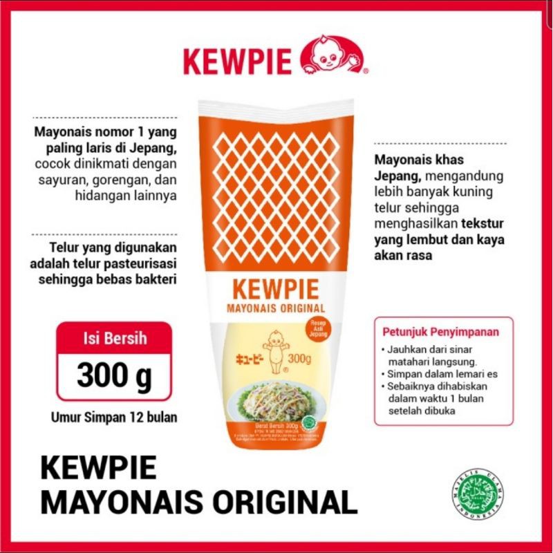 

Kewpie Mayonais Original Botol 300g - Mayones - Mayonaise