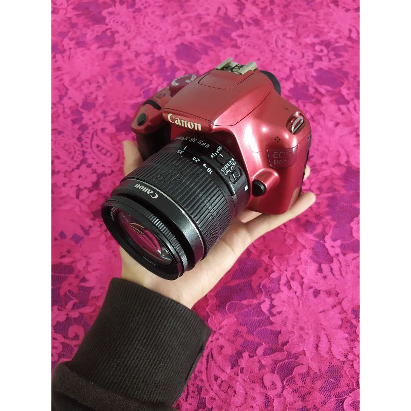 CANON 1100D Lensa 18-55mm RED COLOR Kamera DSLR-  Bergaransi