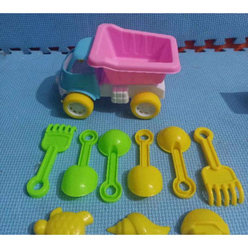 AJ LP 7 HAPPY SAND TRUCK DUMP MINI/ MAINAN MOBIL TRUK PASIR