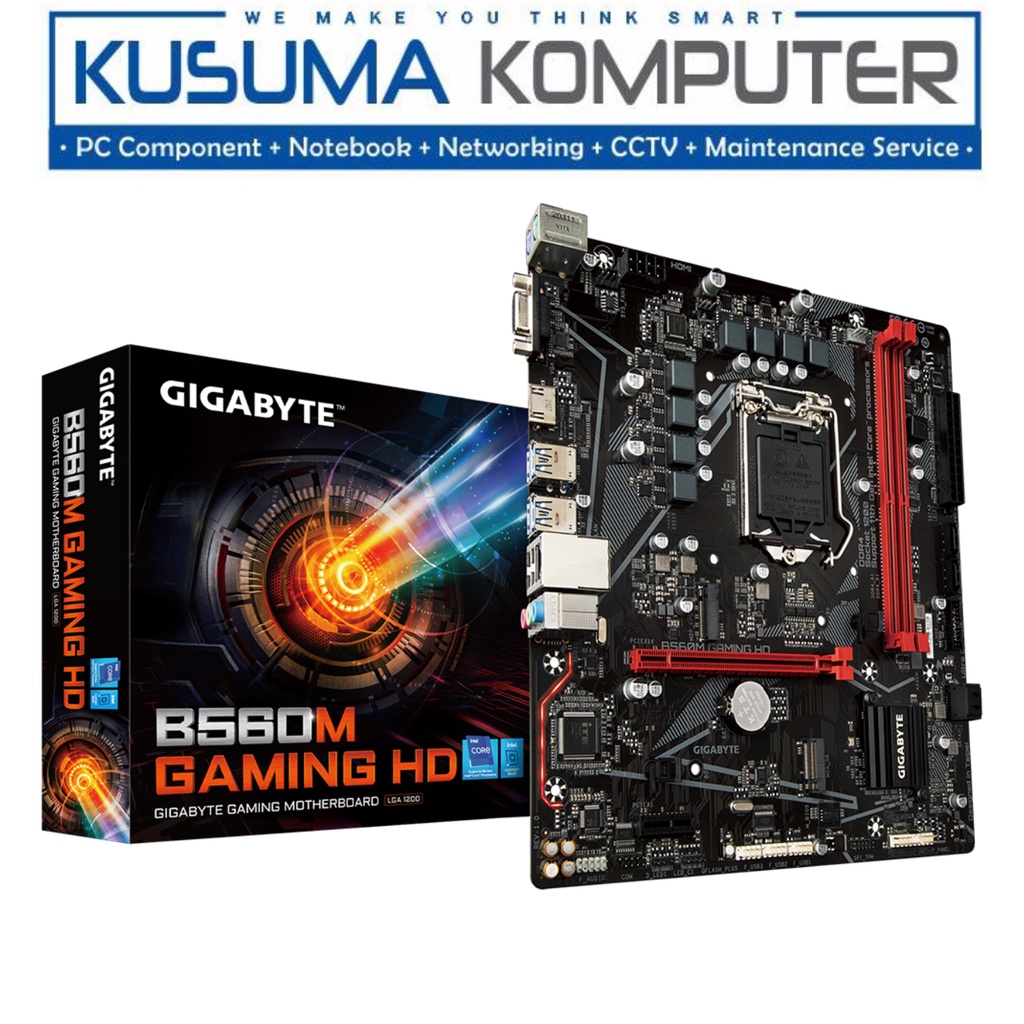 Gigabyte Motherboard B560M GAMING HD, Q-Flash Plus, RGB FUSION 2.0, NVMe PCIe 4.0