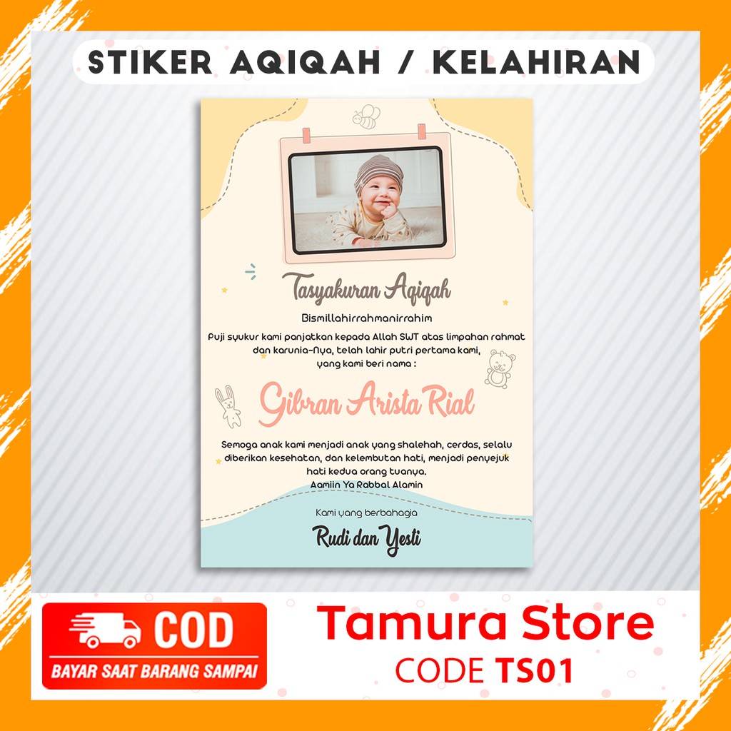 

Stiker Aqiqah / Kelahiran