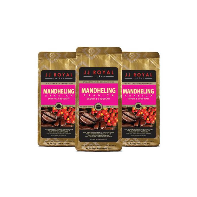 

SPECIAL PRICE BUY 3 JJ ROYAL COFFEE MANDHELING ARABICA BAG 200GR