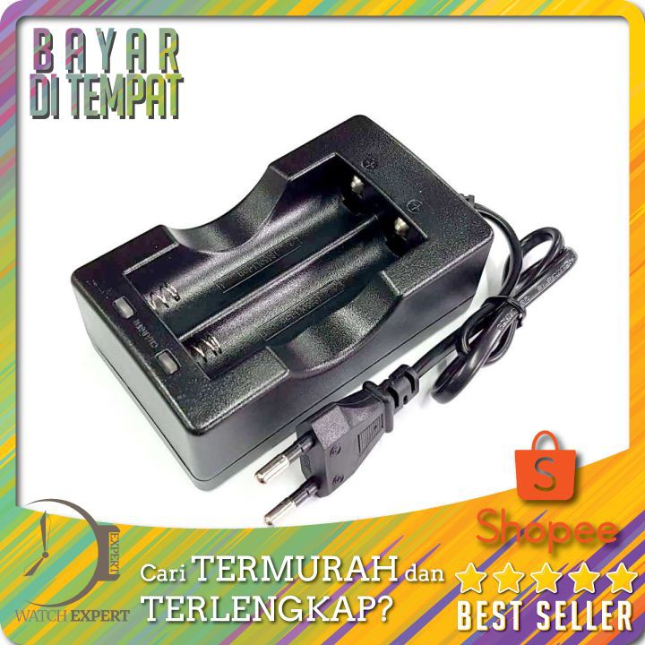 PROMO Charger Baterai Cell Charger 18650 Dual Slot