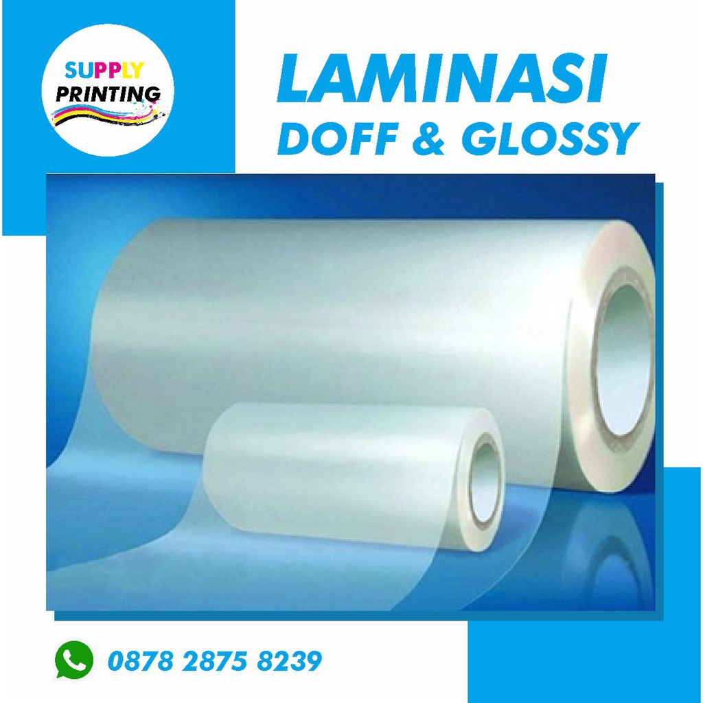 

Jasa Laminasi Doff & Glossy Ukuran A4/A3