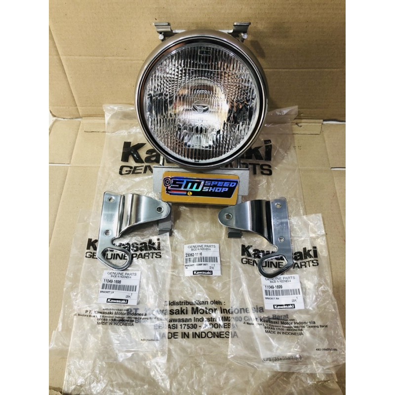 Reflektor ninja ss reflektor victor plus breket lampu copy ori lampu ninja ss lampu bulat