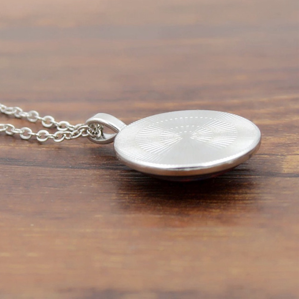 Hu Hu Hu Hu Hu Alat Bantu Pasang Kacamata♡ Kalung Rantai Dengan Liontin Kaca Bentuk Kucing Yin Yang Untuk Wanita