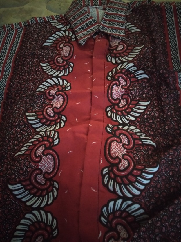 Bswart Batik Hrb026 Kenongo Hem Pendek Padi Pekalongan M L Xl Batik Pria Murah Modern Grosir