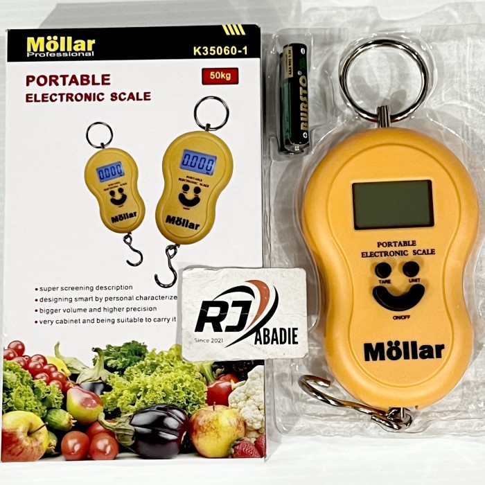 Timbangan Digital Saku Gantung Portable Electronic Scale MOLLAR 50kg