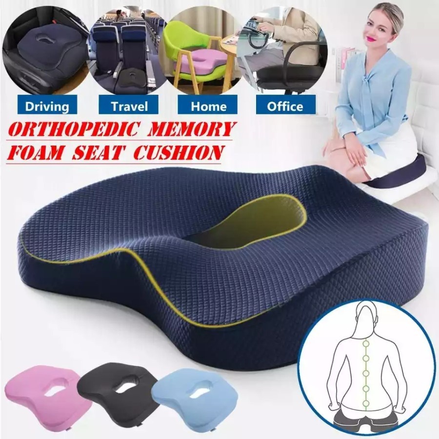bantal donut donat kesehatan alas duduk memory foam seat cushion