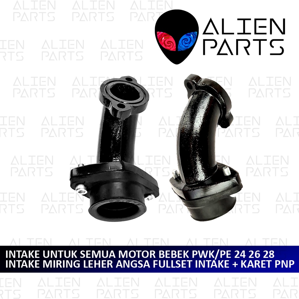 (BISA COD) INTAKE MANIFOLD INTEK UNTUK SEMUA MOTOR BEBEK SUPRA GRAND REVO  SUPRA X 125 VEGA KHARISMA