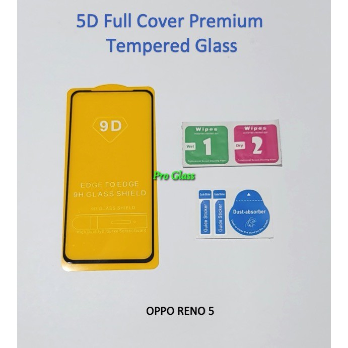 OPPO RENO 5 5D 9D Full Cover Magic Glass Premium Tempered Glass