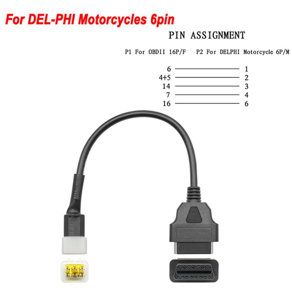 Lanfy Kabel Motor Motobike For KTM For HONDA Moto For SUZUKI For Ducati Diagnostics Connector OBD2 Extension Cable