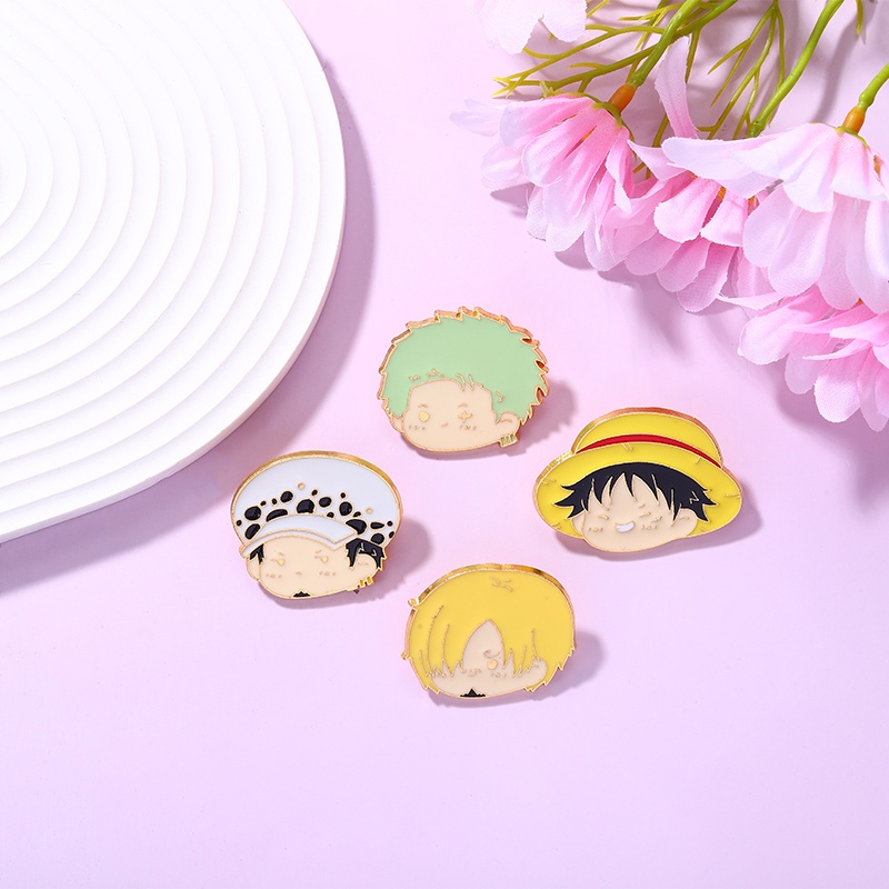 Bros Pin Desain Anime One Piece Untuk Aksesoris Pakaian